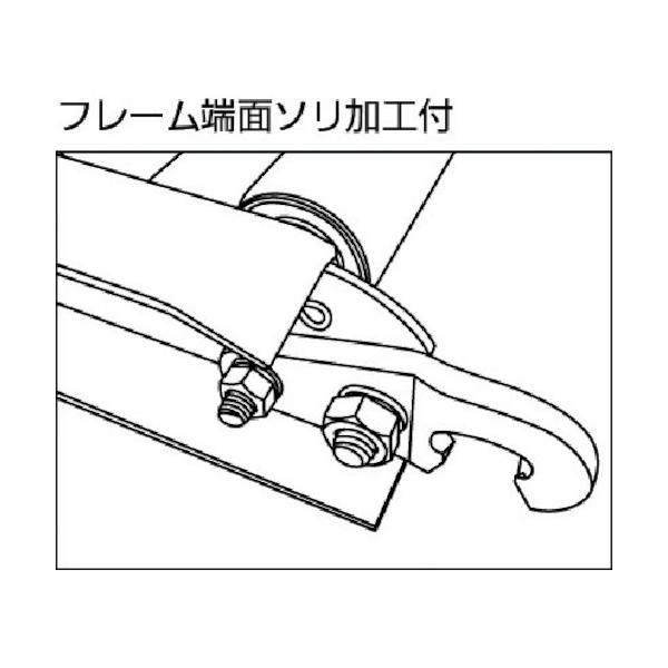 TRUSCO アルミローラーコンベヤ Φ45 W400XP75XL2000 VR-AL4515F-400-75-2000 461-2876_3