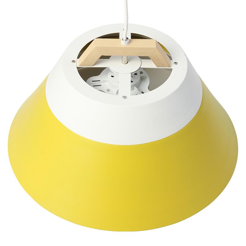 2TONE PENDANT(WH/YE) ペンダントライト ホワイト/イエロー 照明 LED対応 北欧 おしゃれ 照明器具 3灯 天井照明 001778WHYE BRID ブリッド_10