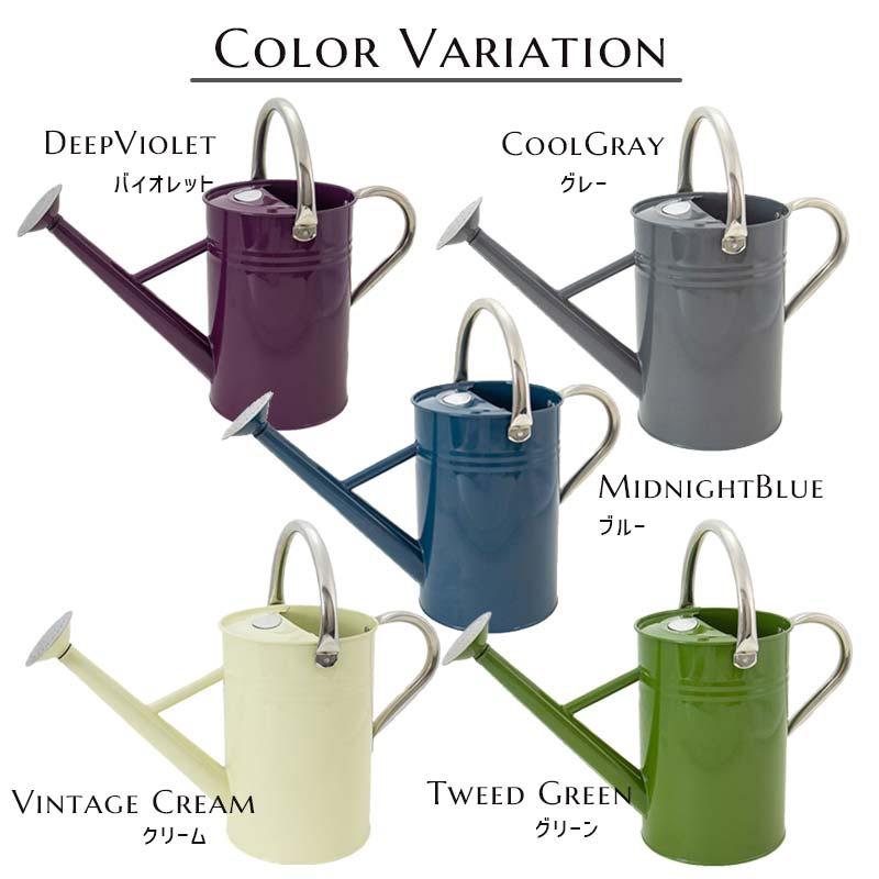 Kent＆Stowe メタルジョウロ 4.5L Watering Can ツイードグリーン 緑