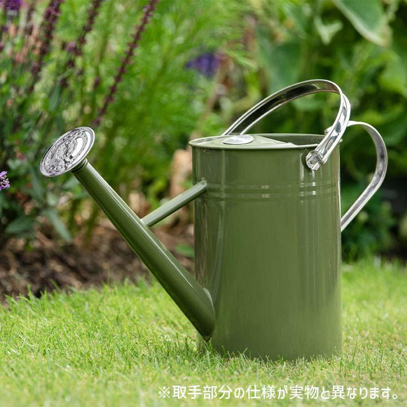 Kent＆Stowe メタルジョウロ 4.5L Watering Can ツイードグリーン 緑