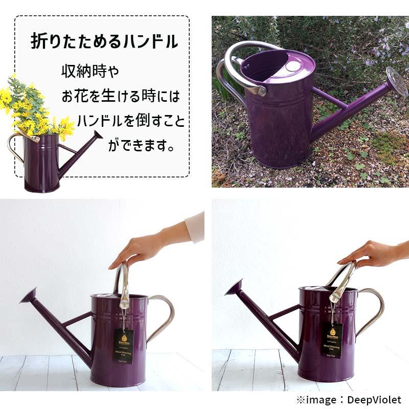 Kent＆Stowe メタルジョウロ 4.5L Watering Can ツイードグリーン 緑