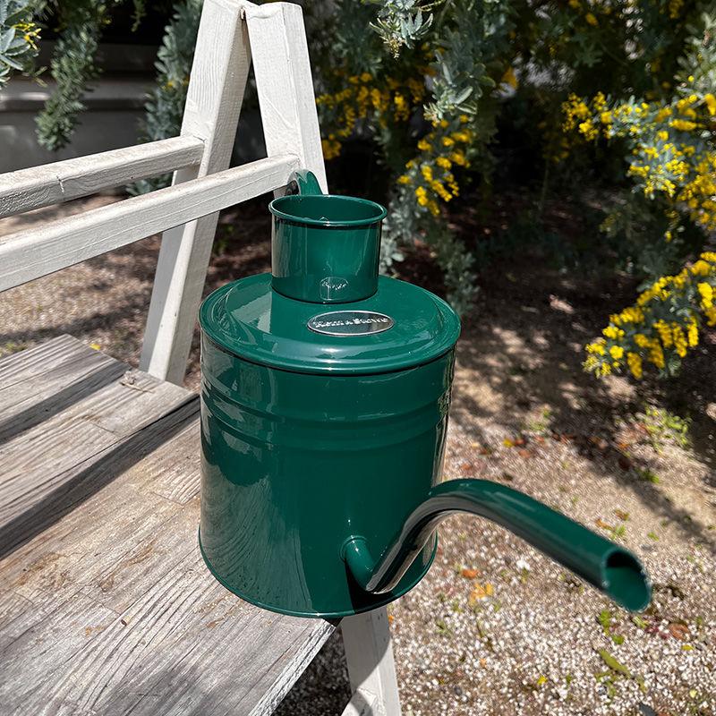 インドア メタル ジョウロ 2L グリーン 水差し K＆S 英国ブランド 花瓶