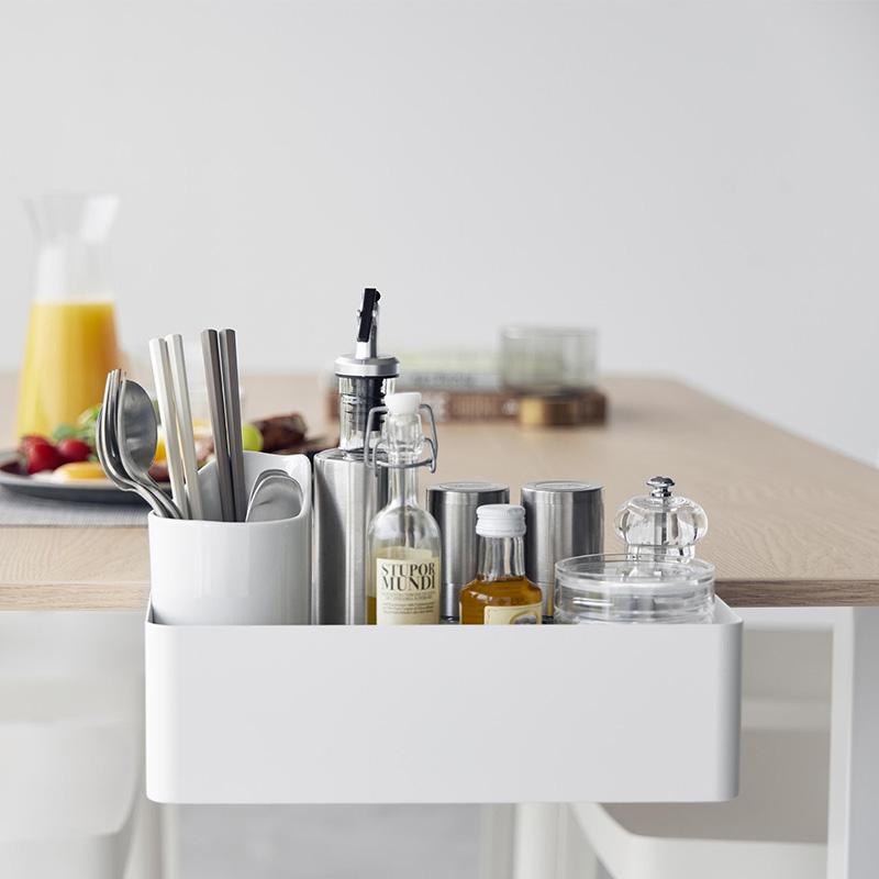 トローリーテーブル Rumba 60x24 Flip Nesting Table | Safco Products