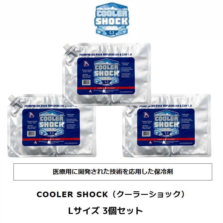 COOLER SHOCK（クーラーショック） Large 3pcs セット アウトドア 保冷