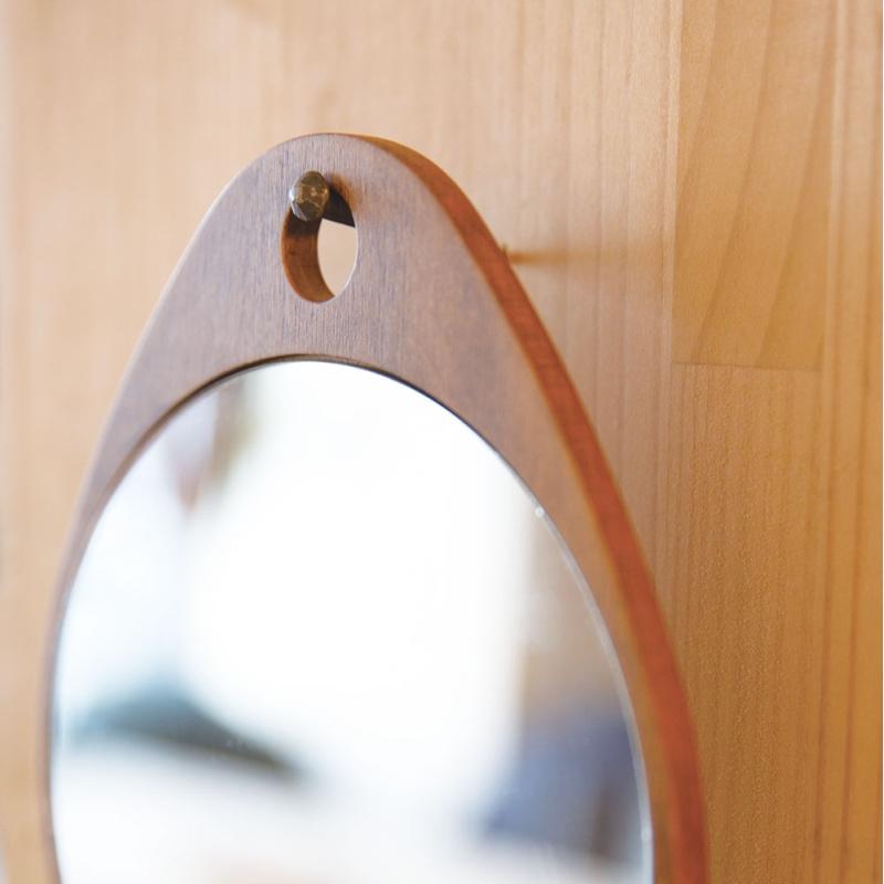 置き鏡　豊田たんす　卓上　面取　ミラー　スタンドミラー　無垢材　高級家具　NZ KAGUWORLD 大型ミラー 姿見 鏡 スタンドミラー 180×80 180cm