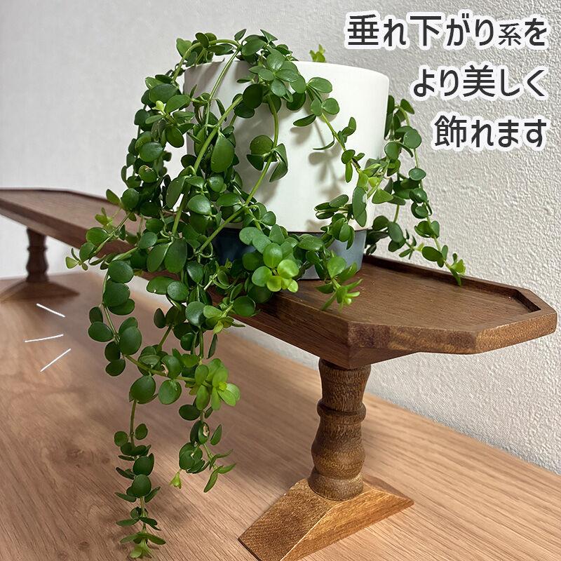 木製 トレー 脚付き S 飾り台 置くものを引き立てる飾り棚 組立式