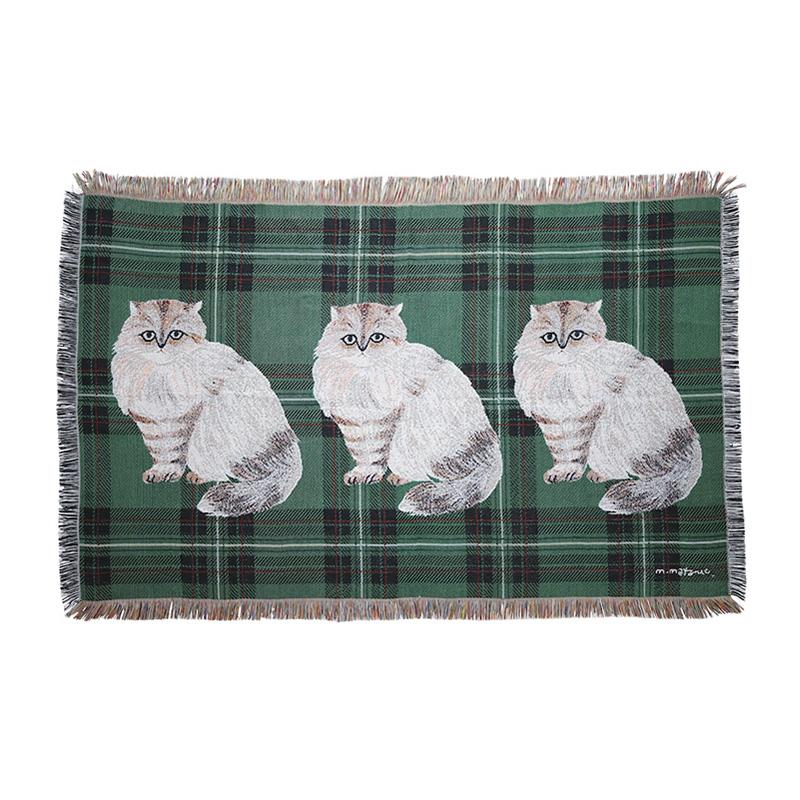猫のシルエットタペストリー Astronaut Cat Wall Tapestry｜猫好きにオススメの宇宙飛行士ニャンコ