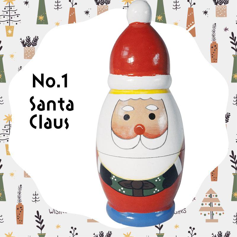 マトリョーシカ　サンタクロース　北欧　木彫り 楽天市場】Santacryoshka Love Santacryoshka NORD Snowman Family