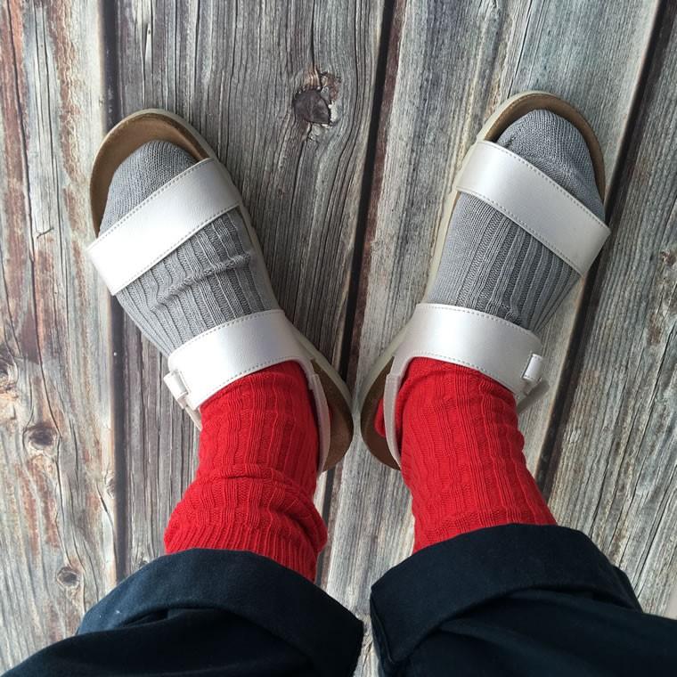 Restfolk レストフォーク Linen ソックス カスケードリブ レッド 赤 靴下 麻 リネン レディース おしゃれ くつした rd rd 雑貨 Outdoor サンテクダイレクト 通販 Yahoo ショッピング