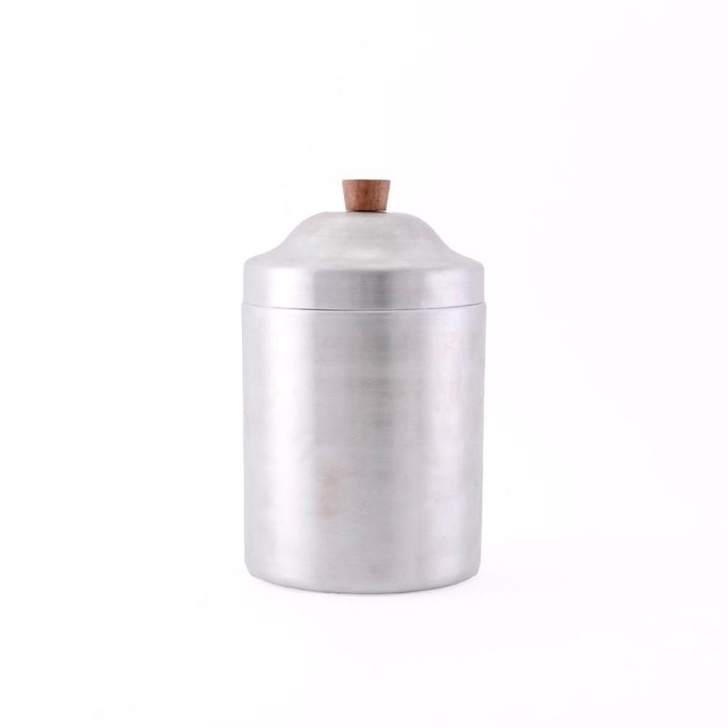 ふた付き アルミ缶 小Lサイズ 2500ml ノスタルジックなアルミの