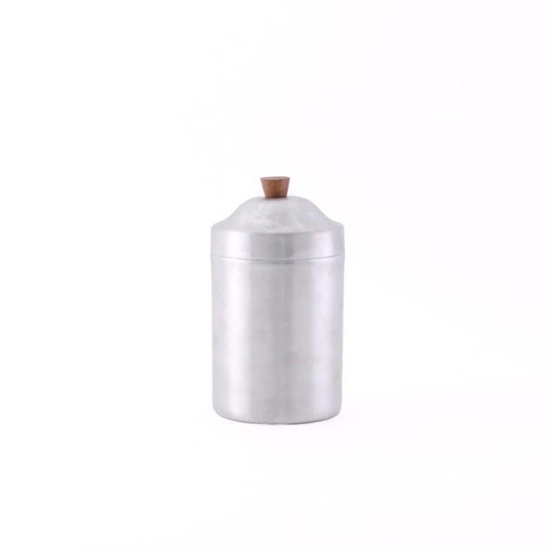 ふた付き アルミ缶 小Sサイズ 600ml ノスタルジックなアルミの