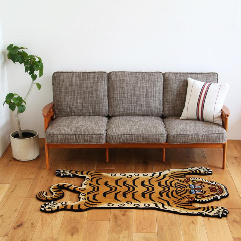 DETAIL（ディテール） チベタンタイガーラグ 75x130 厚手 Mサイズ