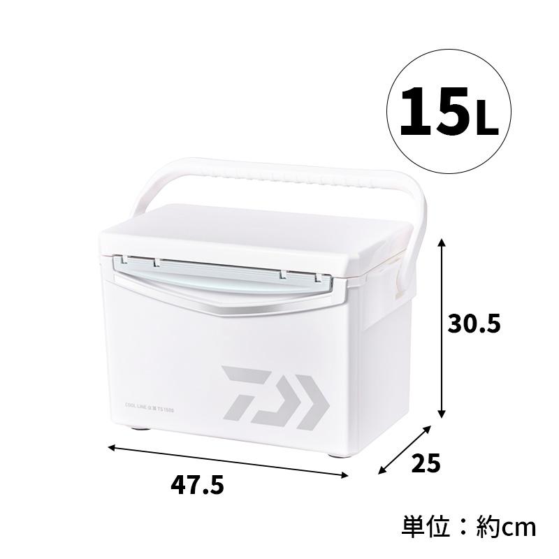 ダイワ クーラーボックス クールラインアルファ3 TS1500 パール クーラーボックス 15L 3391736 DAIWA (ダイワ) グローブライドの画像