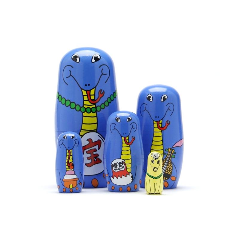 #ミーカ専用出品202410入手作品 DETAIL マトリョーシカ 干支 へび 巳 ハッピーニュースネイク