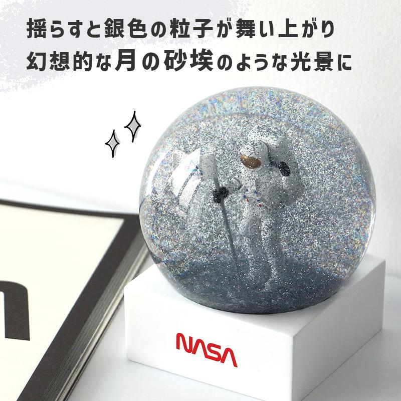 DETAIL（ディテール） NASA スノードーム 宇宙飛行士 100mm 月面着陸