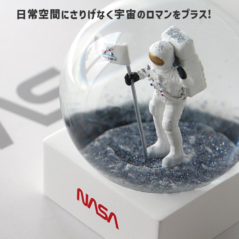 DETAIL（ディテール） NASA スノードーム 宇宙飛行士 100mm 月面着陸