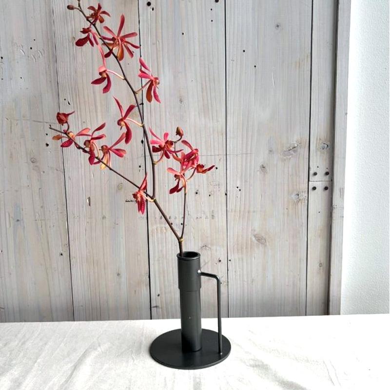 大きな枝ものを活けて飾れるアイアンスタンド (S) おしゃれ 枝もの