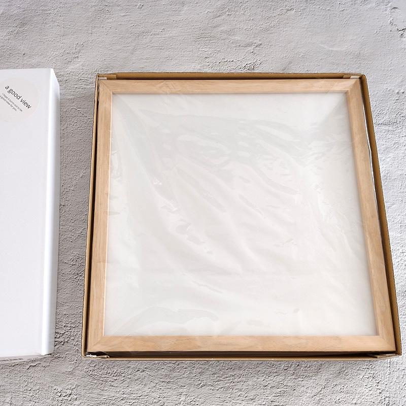 アートフレーム 30 NT ナチュラル 30x30cm 正方形 天然木 パイン材 PET