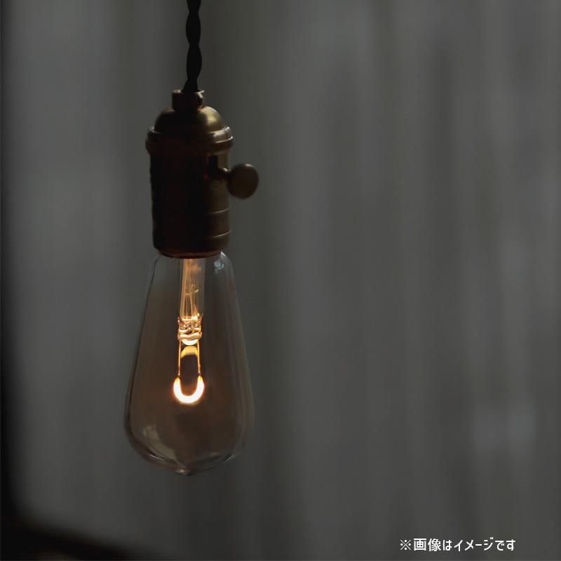 エジソンバルブLED ロング シングル E26 ゴールド 調光器対応 60lm 電球 ライト ランプ 照明 Edison Bulb LED LONG single GOLD 4571557721749 ウエストビレッジ｜santecdirect｜02