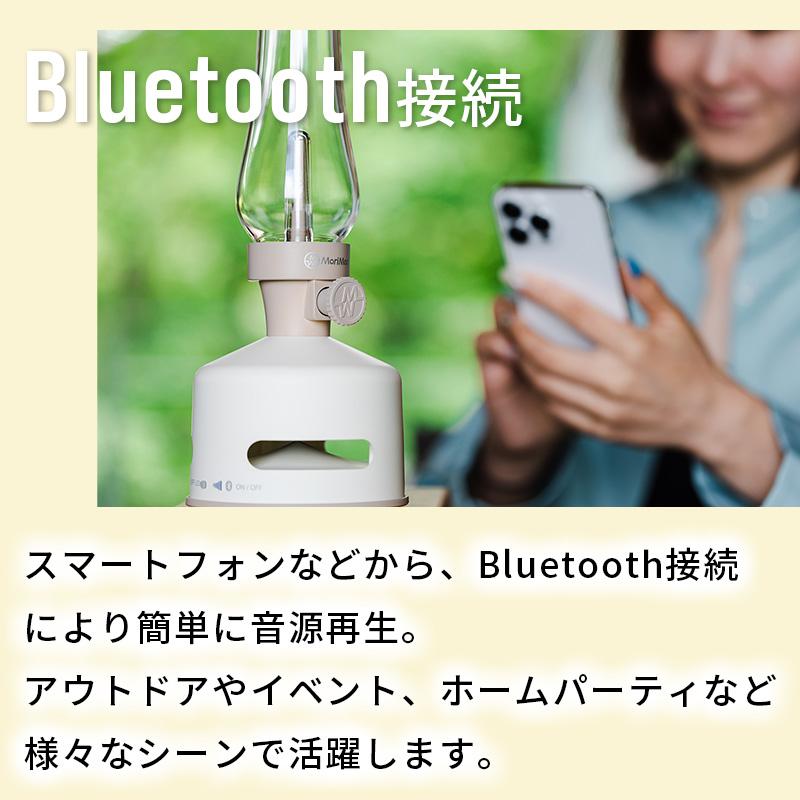 MoriMori LEDランタンスピーカー S1 ホワイト LED Lantern speaker S1
