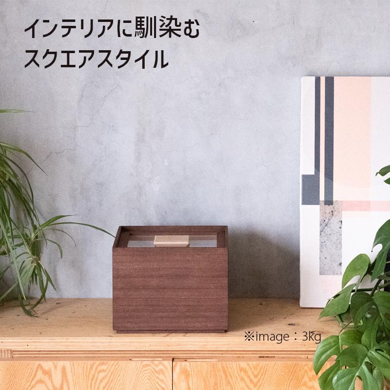 増田桐箱店 桐の米びつ 柿渋 5kg 米櫃 kome-bitsu 桐製 ライス