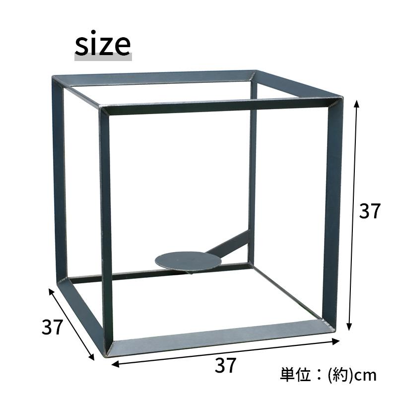 ODD CUBIC BOX(L) ディスプレイボックス アイアン キューブ 鉢植え ガーデニング 4589824362915 ウエストビレッジ｜santecdirect｜04