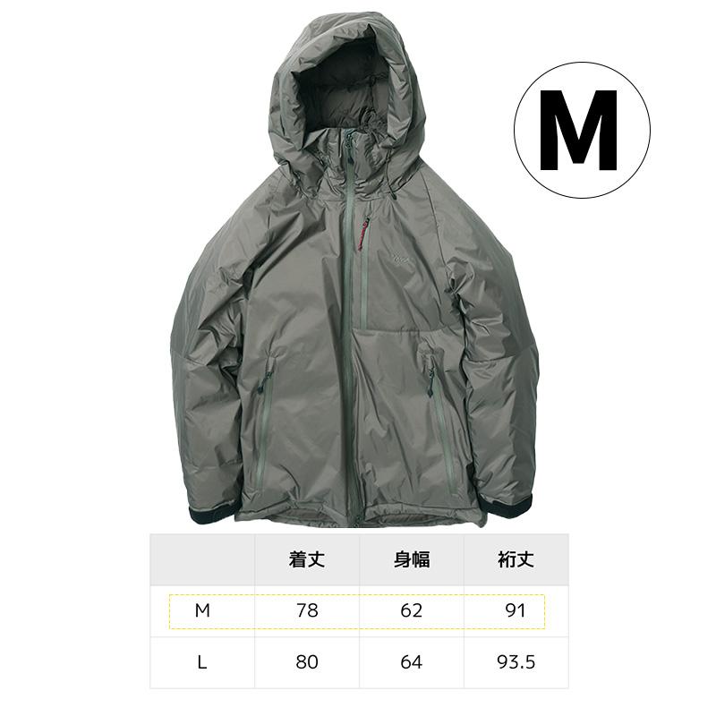 NANGA（ナンガ） AURORA TEX DOWN JACKET M.GRY M ダウンジャケット