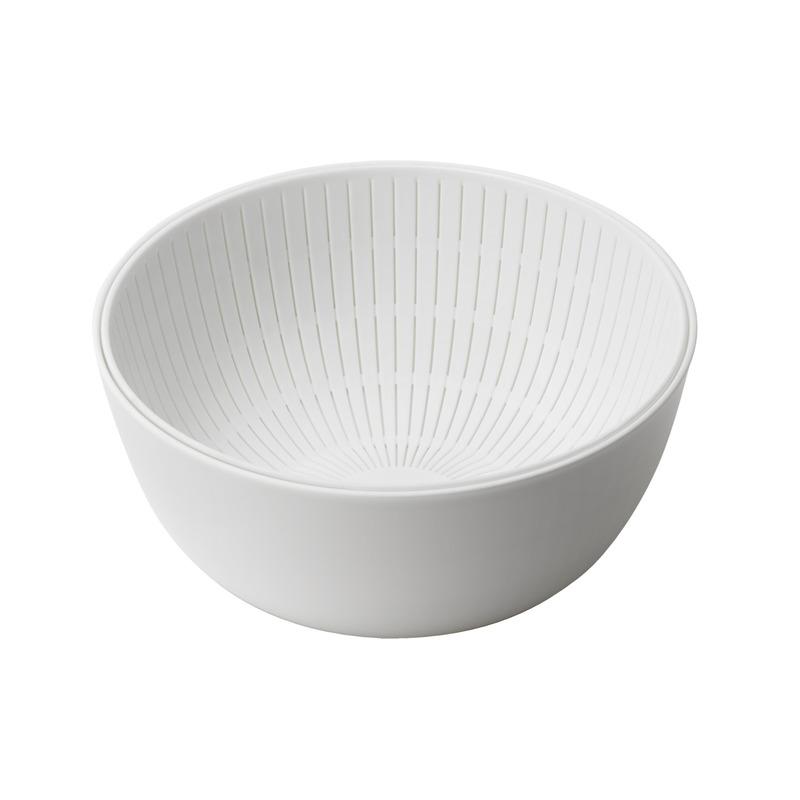 ライクイット 米研ぎにもつかえるザルとボウル Colander&Bowl グレー Amazon.co.jp: ライクイット ( like-it ) ざる ボウル 樹脂製