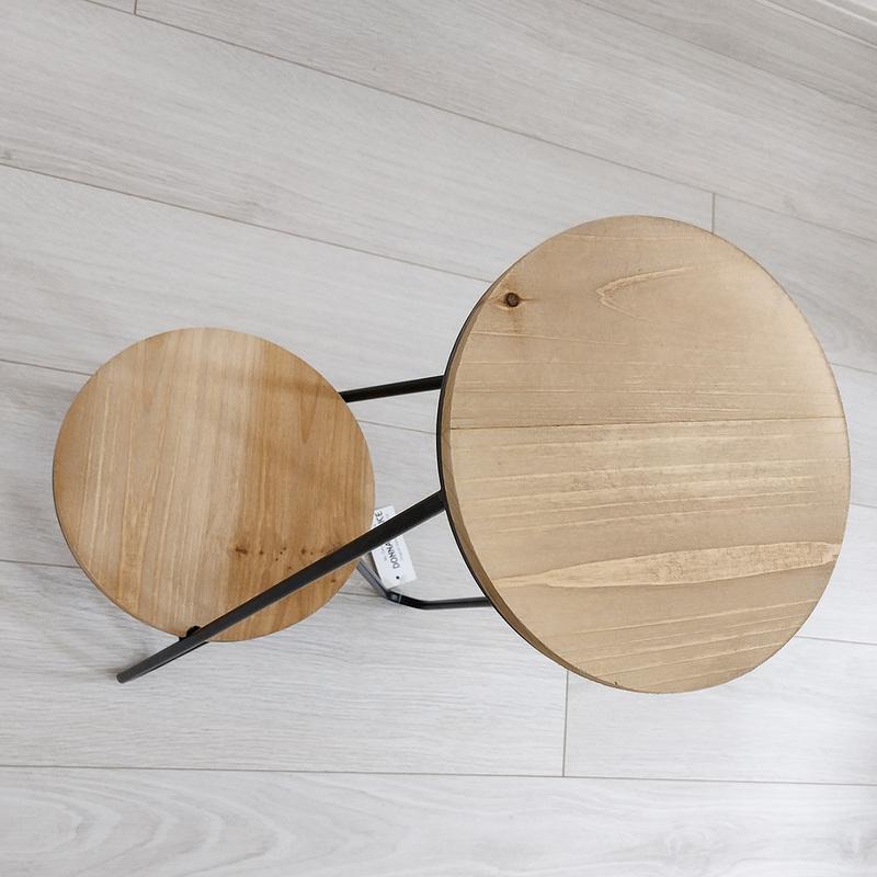 フラワースタンド ダブルフロア HIGH アイアン ウッド 木製 プランター