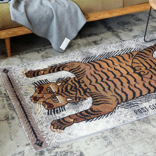 敷物 ポストジェネラル TO-GO RUG トゥーゴーラグ ラグマット タイガー 
