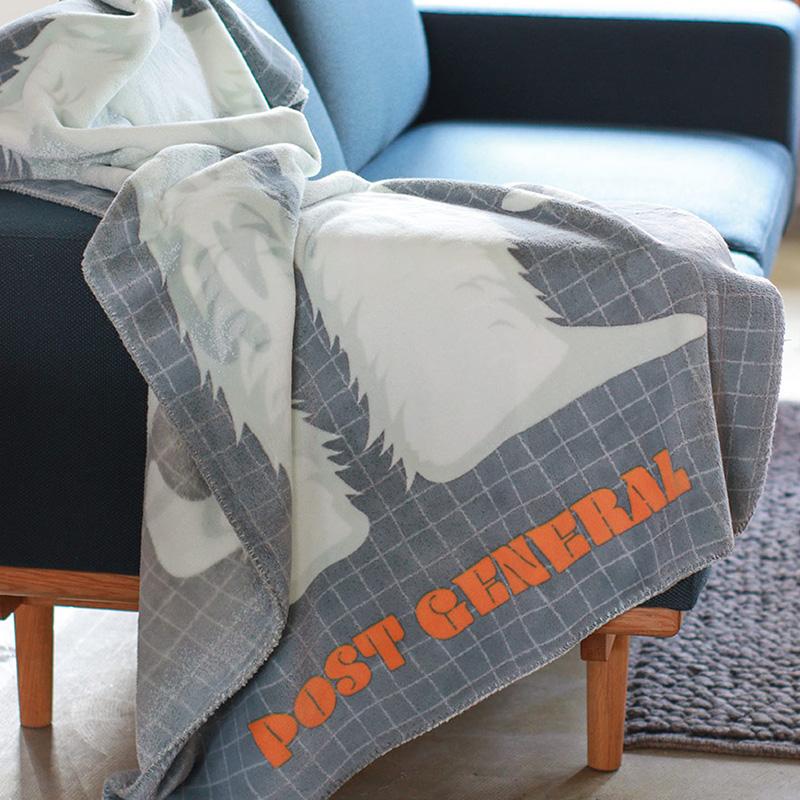 POST GENERAL フランネル フリースブランケット YETI イエティ 白
