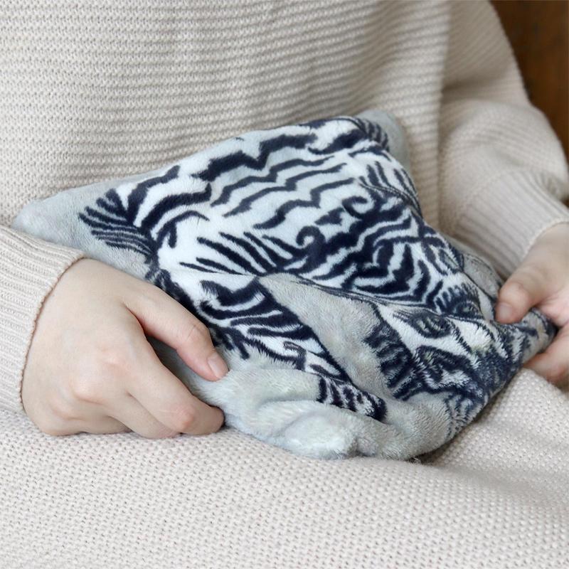 POST GENERAL 充電式湯たんぽ ホワイトタイガー 白 トラ 寅 虎