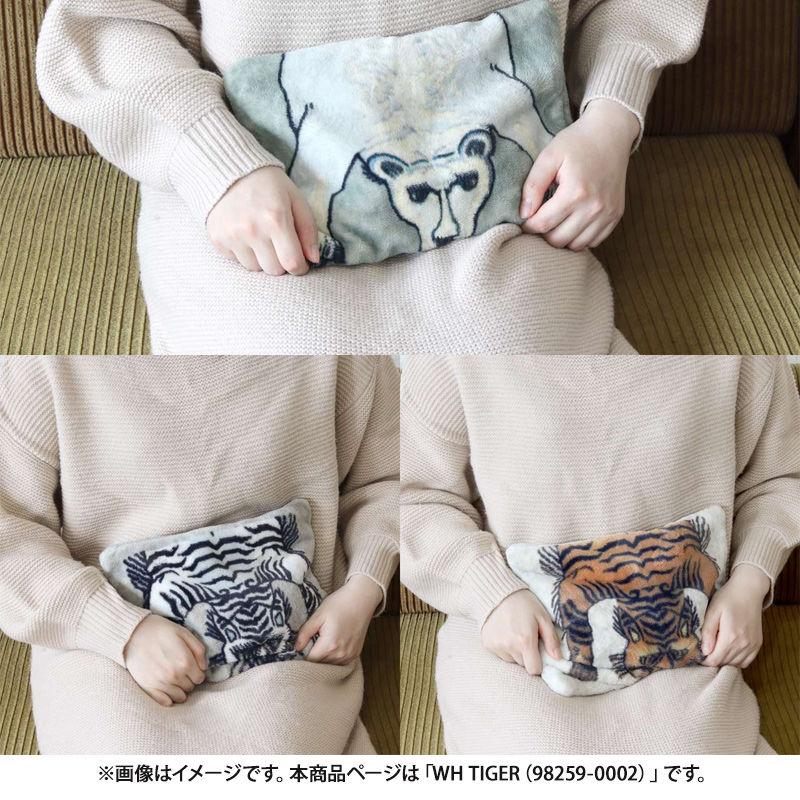 POST GENERAL 充電式湯たんぽ ホワイトタイガー 白 トラ 寅 虎