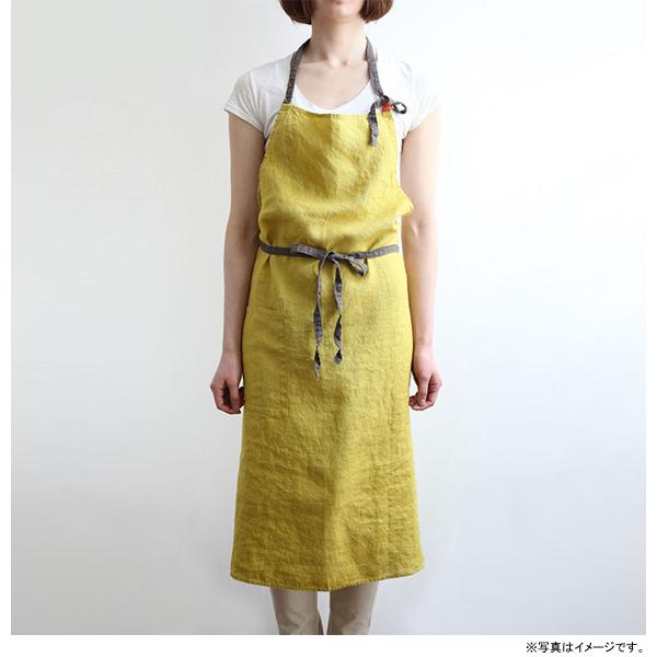 Lino e Lina（リーノエリーナ） Manon マノン エプロン ミモザ 黄色