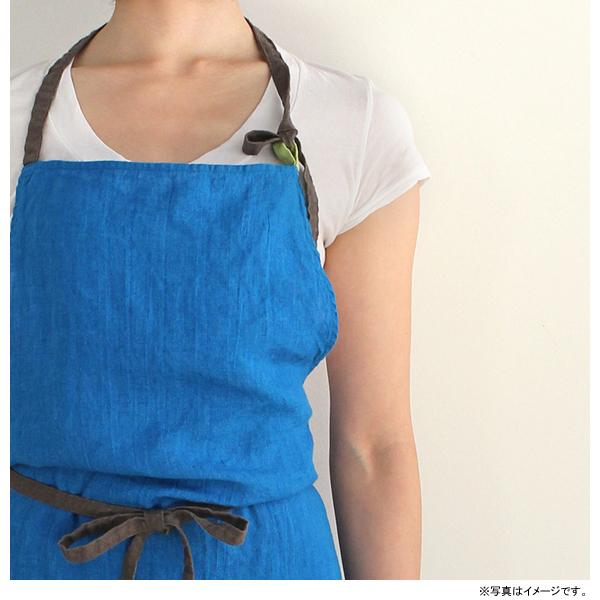 Lino e Lina（リーノエリーナ） Manon マノン エプロン ミノルカブルー