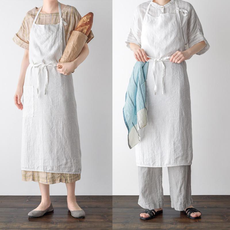 Lino e Lina（リーノエリーナ） Manon マノン エプロン ブラン