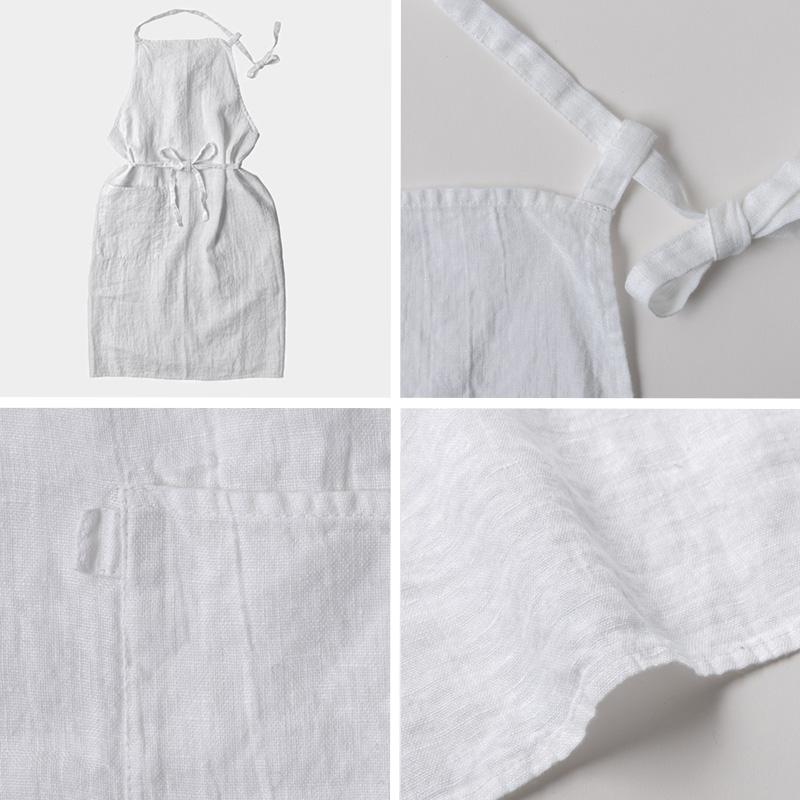 Lino e Lina（リーノエリーナ） Manon マノン エプロン ブラン