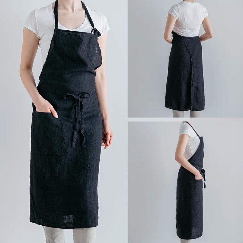 Lino e Lina（リーノエリーナ） Manon マノン エプロン ノワール