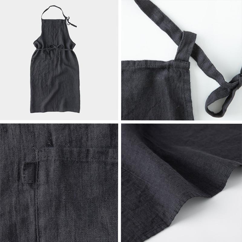 Lino e Lina（リーノエリーナ） Manon マノン エプロン ノワール