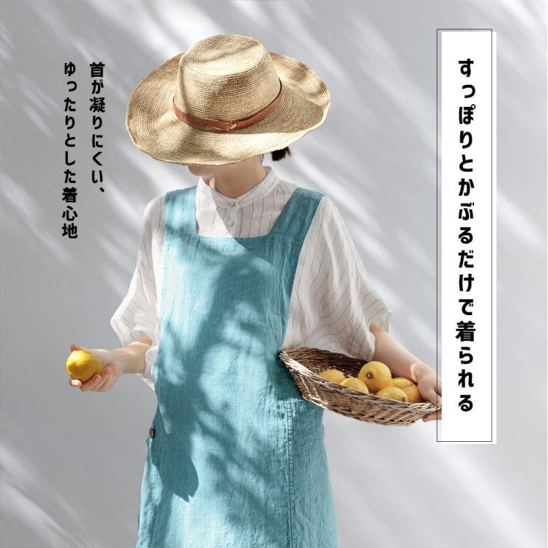 ダニエラグレジス　リネンのエプロン　タグ付き新品 ダニエラグレジス リネンのエプロン タグ付き新品 - メルカリ