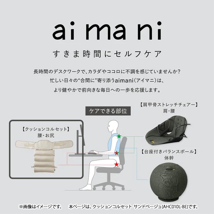 KING JIM（キングジム） クッションコルセット Lサイズ サンドベージュ