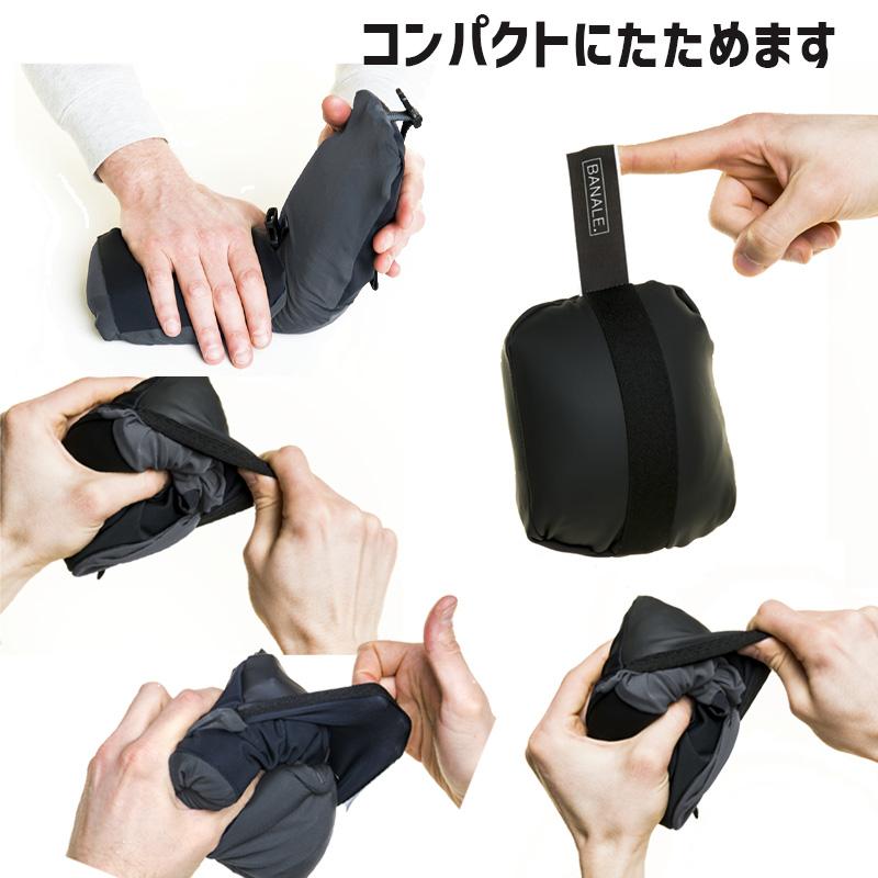 BANALE（バナーレ） ネックピロー GRAY グレー 携帯 トラベル 旅行 枕