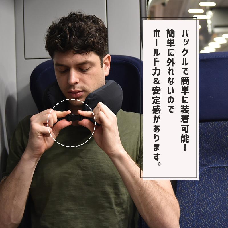 BANALE（バナーレ） ネックピロー GRAY グレー 携帯 トラベル 旅行 枕