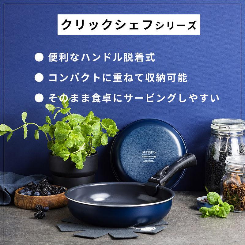 GREEN PAN（グリーンパン） フライパンセット クリックシェフ 4点
