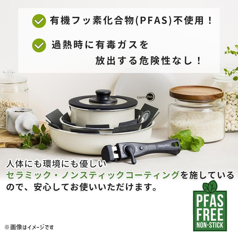 GREEN PAN（グリーンパン） フライパンセット クリックシェフ 8点 