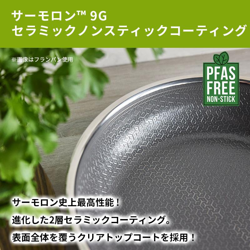 GREEN PAN（グリーンパン） 深型フライパン 24cm ガラス蓋付き APEX IH