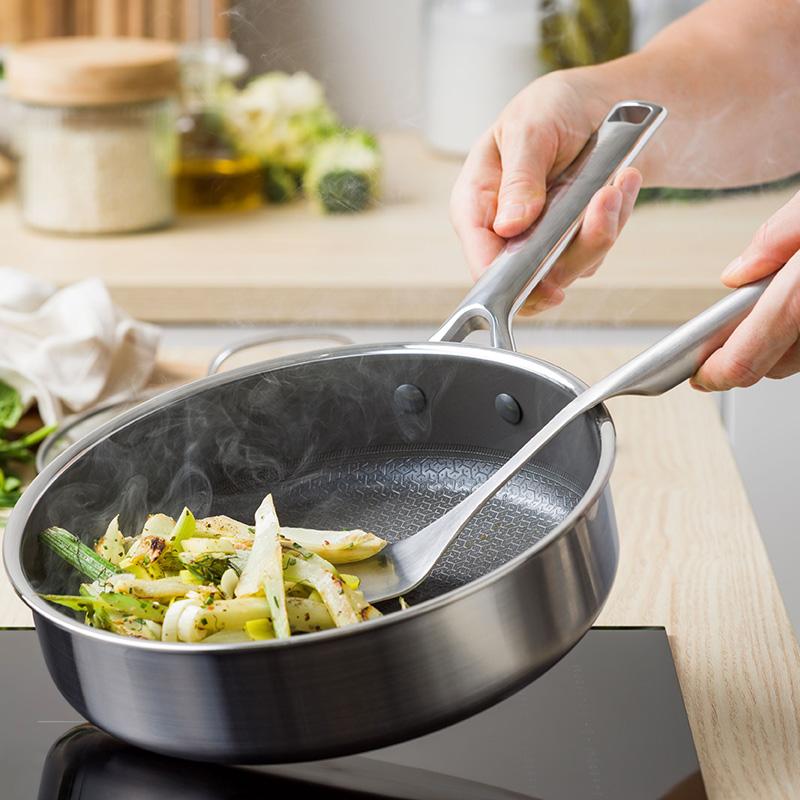 GREEN PAN（グリーンパン） 深型フライパン 24cm ガラス蓋付き APEX IH
