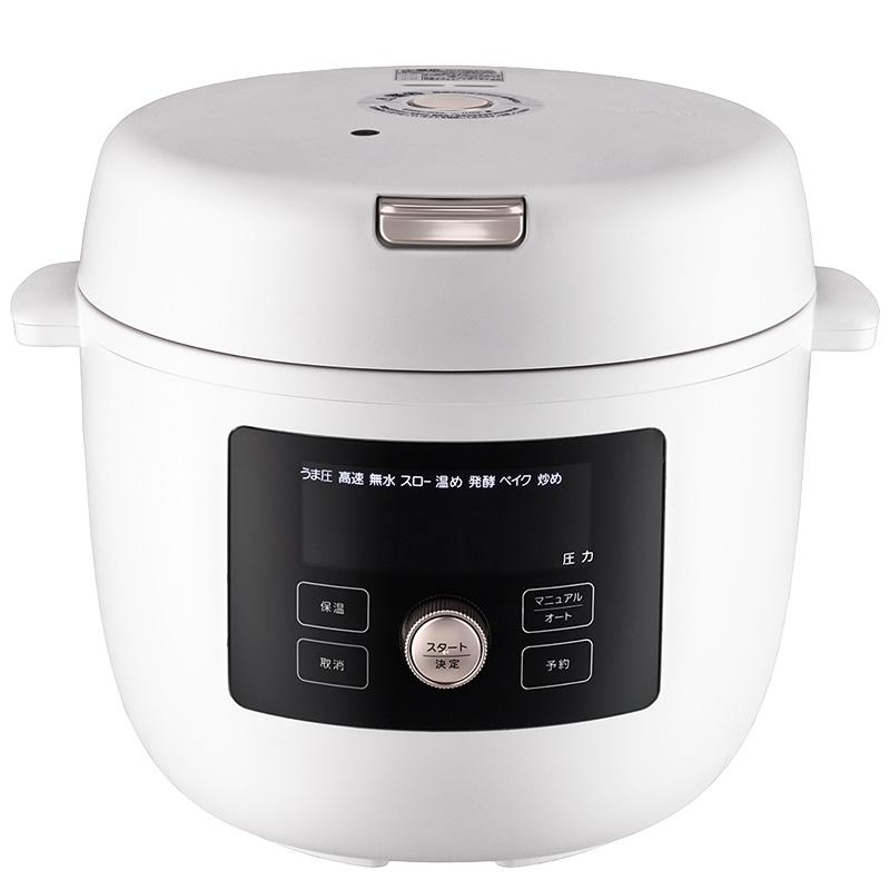タイガー魔法瓶 電気圧力鍋 2.2L マットホワイト COOKPOT タイガー