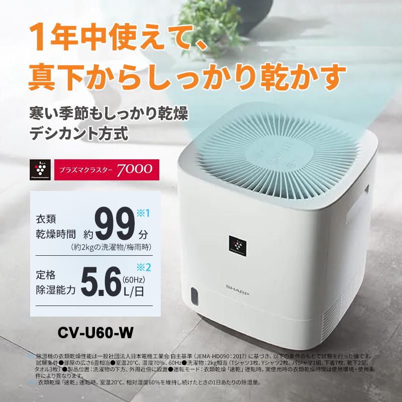 SHARP（シャープ） デシカント方式 衣類乾燥除湿機 ロー