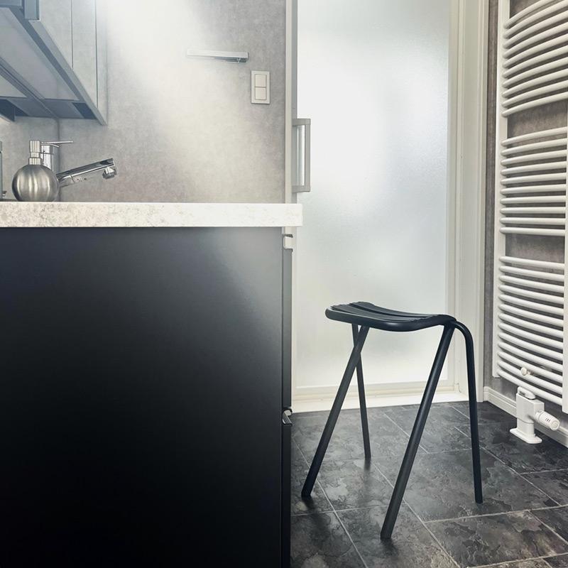 DUENDE ブラック スツール DUENDE スツール BENT STOOL ベントスツール ロー デュエンデ 高